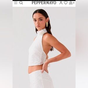 Peppermayo Alice In Love Rose Top - NWT